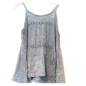 Grey boho top
